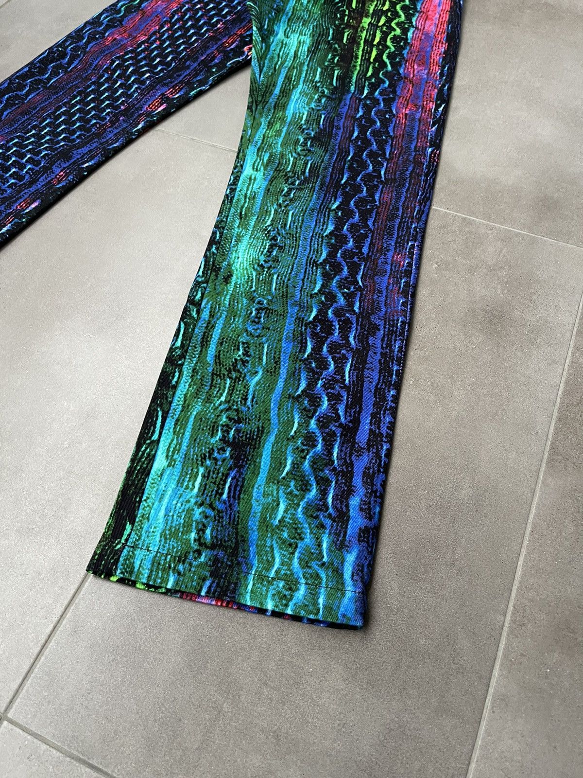 Other !DS! SS23 AGR Multi Snake Denim Pants Size US 32 / EU 48 - 8 Thumbnail