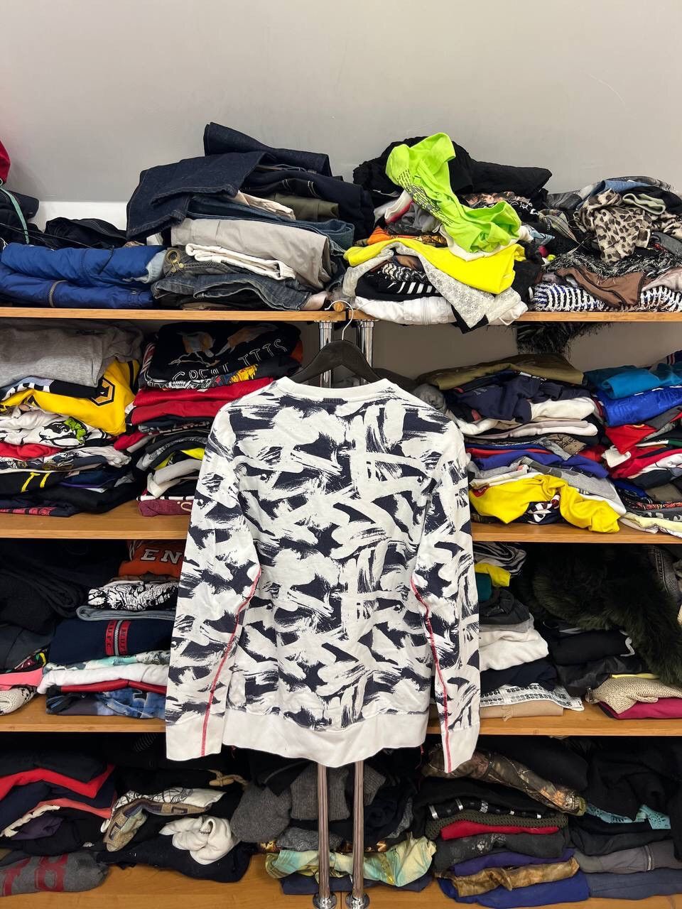 Edwin × Vintage Edwin Multicolour Overprint Y2K Evisu Style Japan Sweatshirt Size US L / EU 52-54 / 3 - 9 Thumbnail