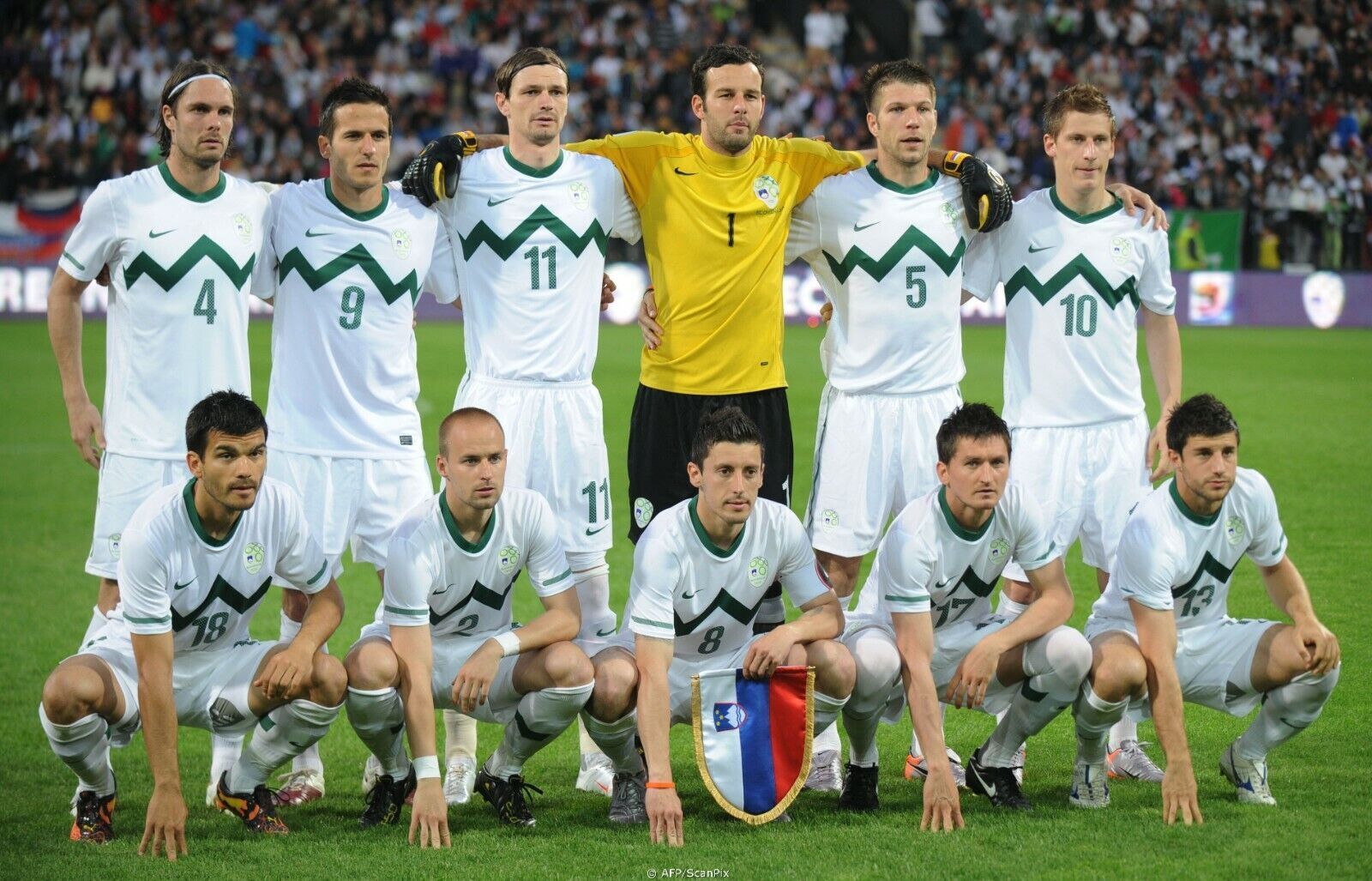 Nike NIKE SLOVENIA NATIONAL TEAM 2011 SOCCER FOOTBALL JERSEY Size US S / EU 44-46 / 1 - 8 Thumbnail