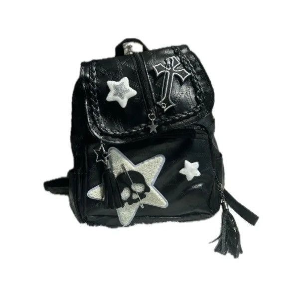 Japanese Brand Handmade Punk Casual Backpack Shining Star Size ONE SIZE - 1 Thumbnail