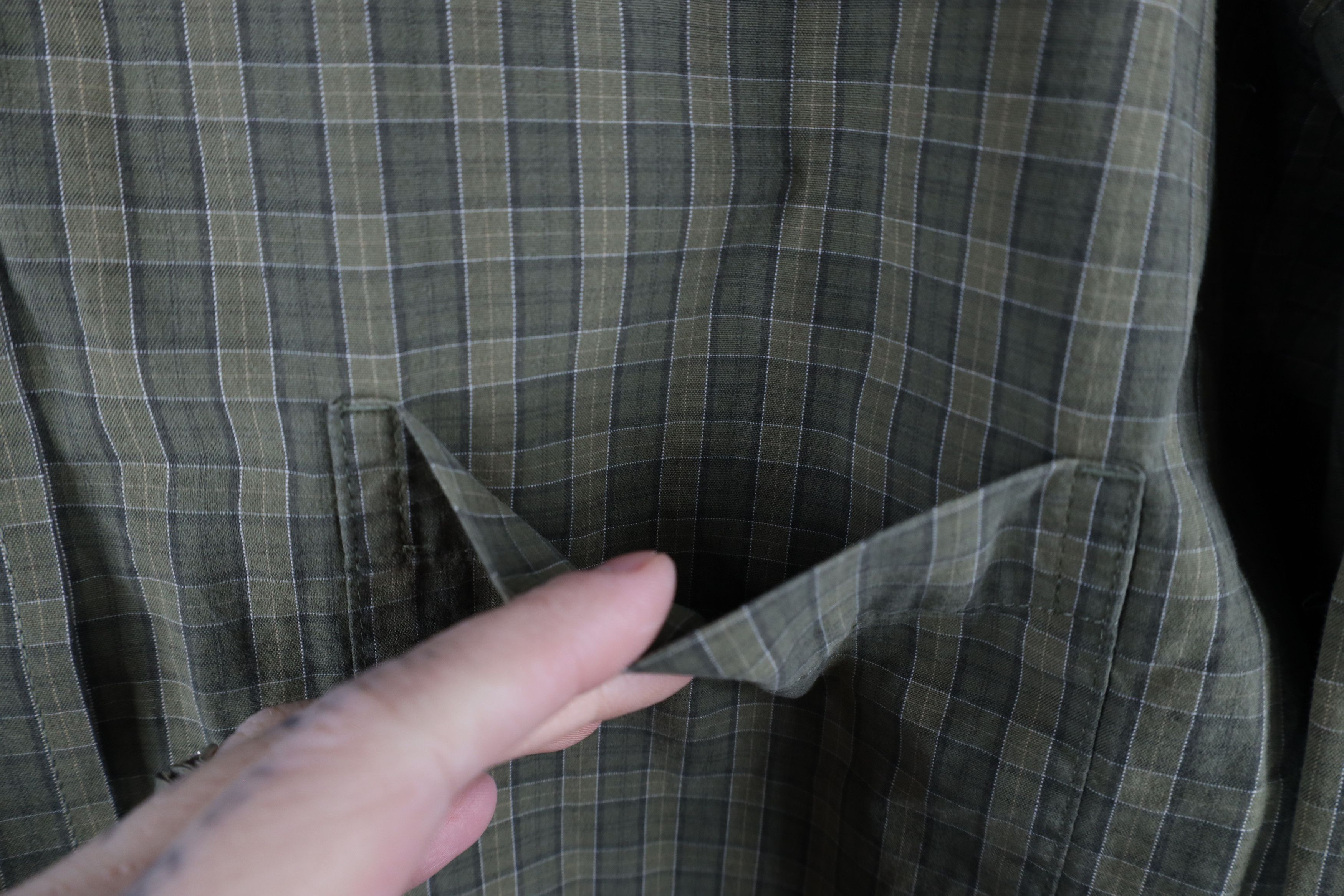 L.L. Bean × Vintage Vintage LL Bean Collared Button Down Shirt Green Plaid Size US XL / EU 56 / 4 - 5 Thumbnail