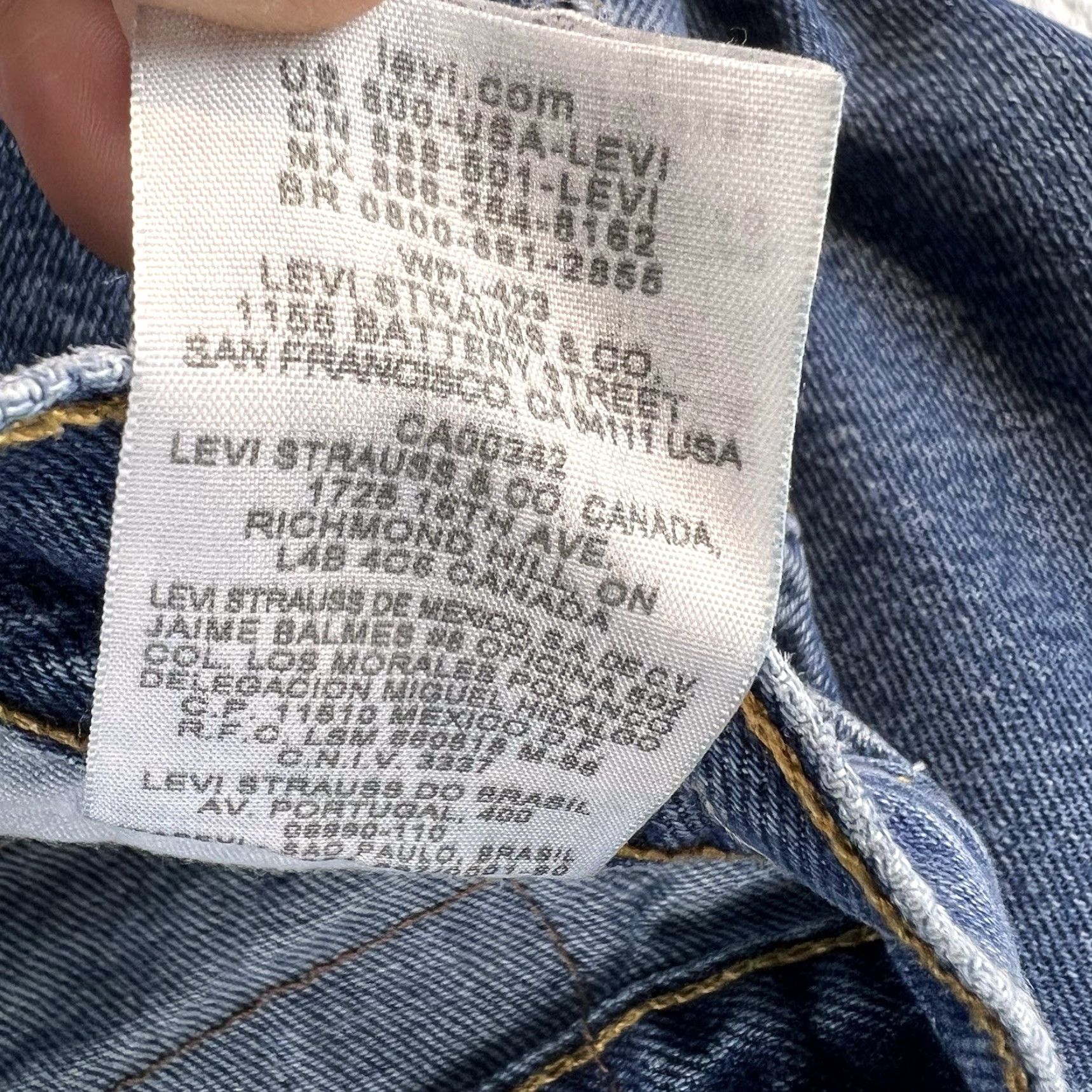 Levi's Levi's 517 Jeans Men Bootcut Denim 40x30 Blue Medium Distressed 5-Pocket Zip Fly Comfort Regular Vintage No Size US 40 / EU 56 - 4 Thumbnail