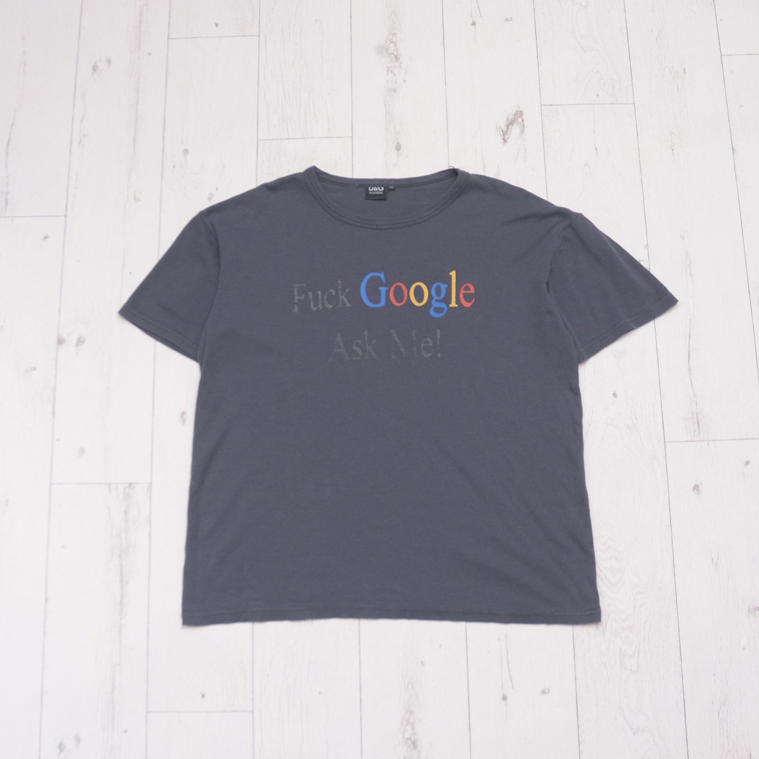 Vintage Fuck google Ask Me Humor Vintage y2k T-shirt Tee Print USA Size US L / EU 52-54 / 3 - 1 Thumbnail