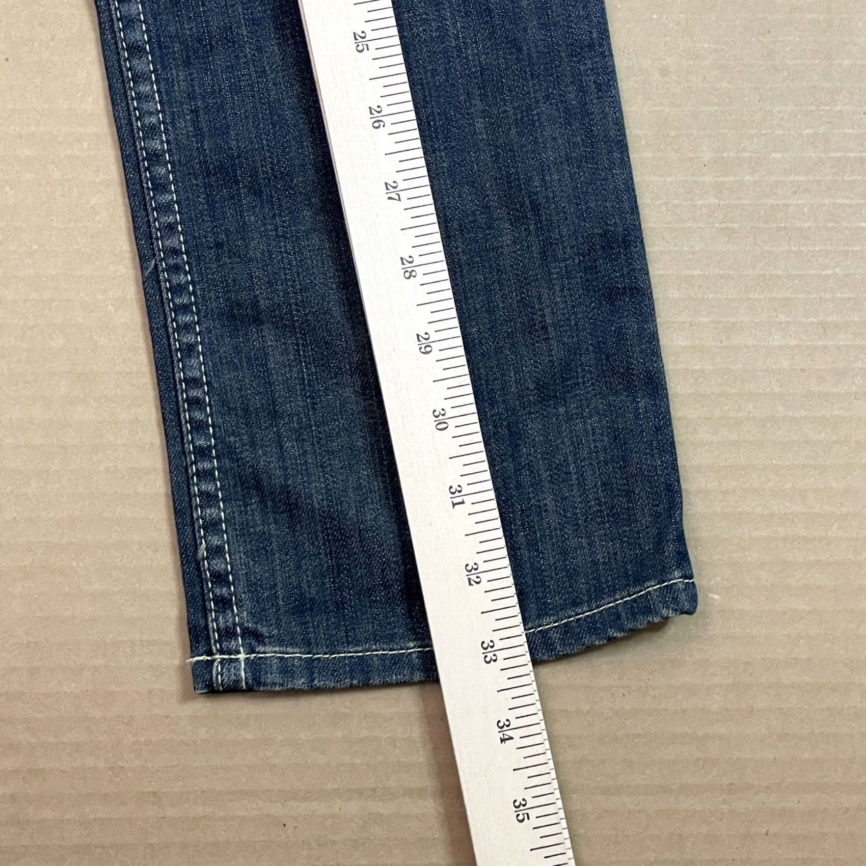 Vintage VINTAGE William Rast Jeans Womens 25 Blue Amie Ultra Skinny Capri Wash Ladies Jeans Size 42" / US 20 - 6 Thumbnail