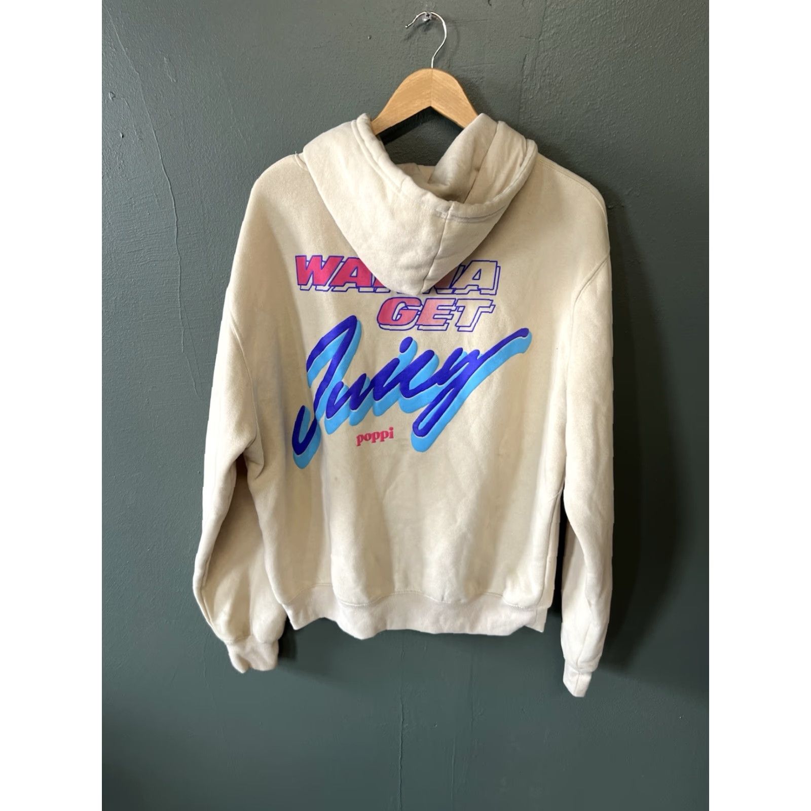 Vintage Poppi Soda Biege Adult Pullover Hooded Sweatshirt XL Hooded Sweatshirt Brown Pullover Hoodie Mens XL Poppi Shirt Hoodie Pullover Hex Size US XL / EU 56 / 4 - 2 Thumbnail