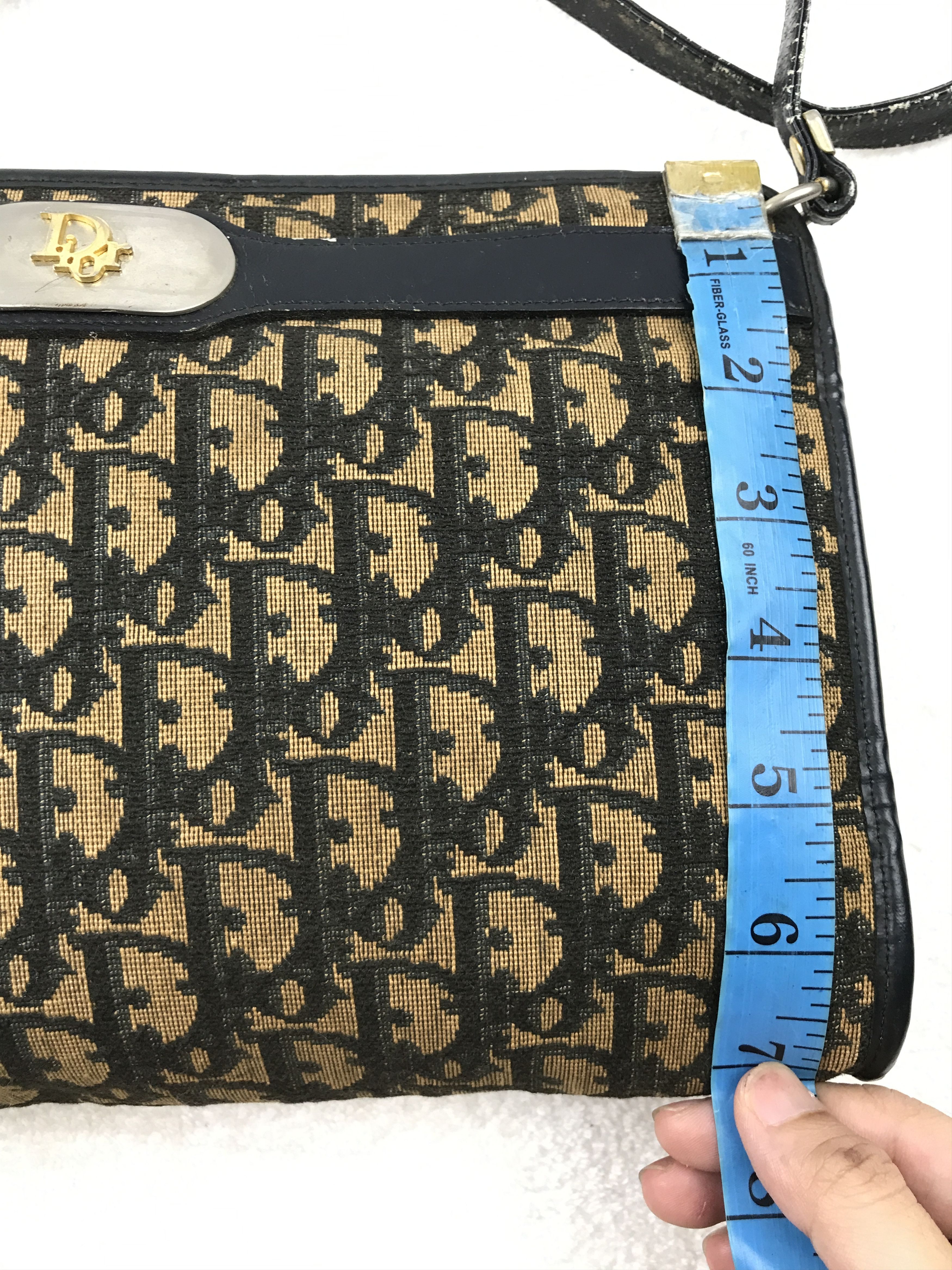 Christian Dior Monsieur Vintage Christian Dior Oblique Shoulder Bag Size ONE SIZE - 6 Thumbnail