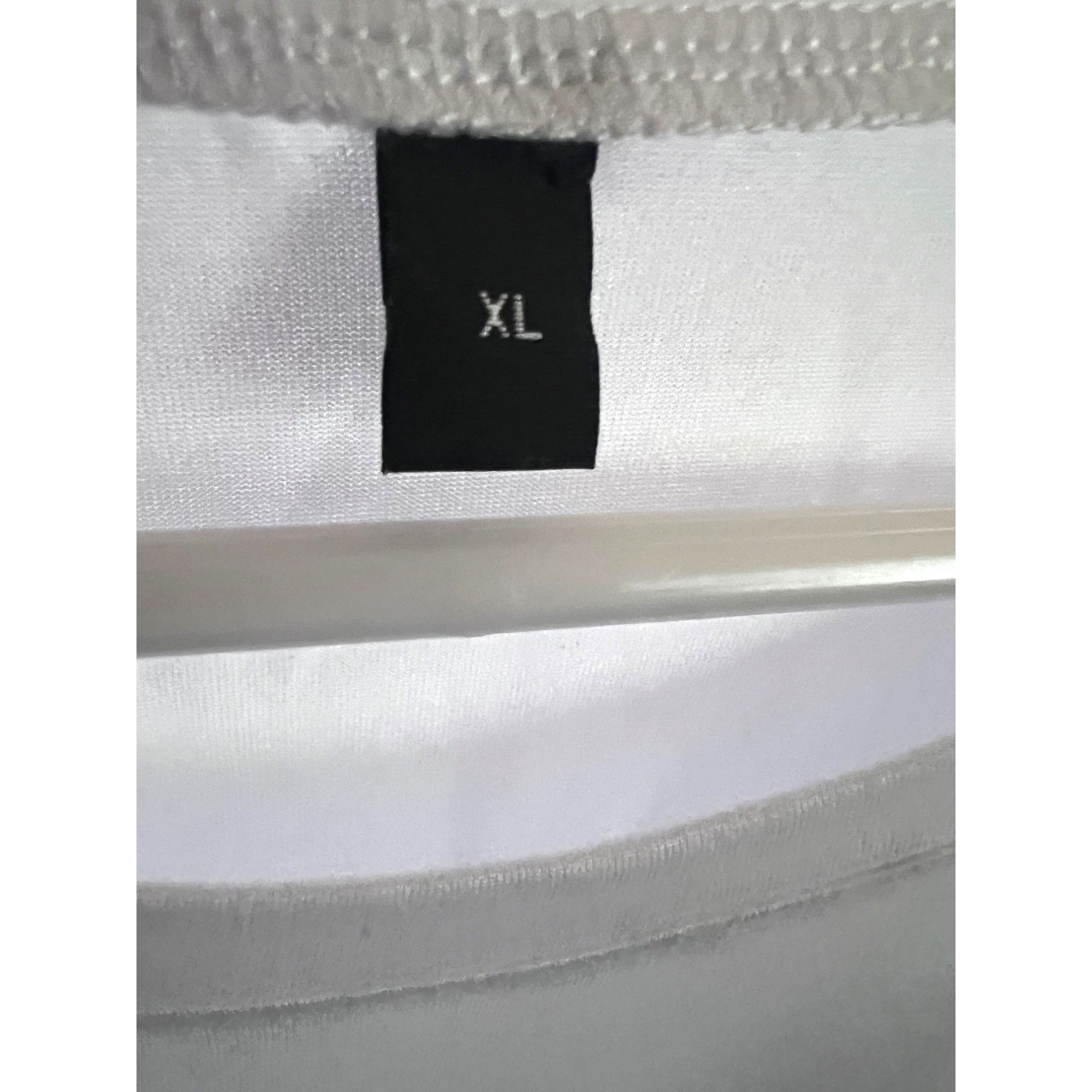 Other Mens White Double Graphic Novelty Funny T-Shirt XL Stretch R Size US XL / EU 56 / 4 - 6 Thumbnail