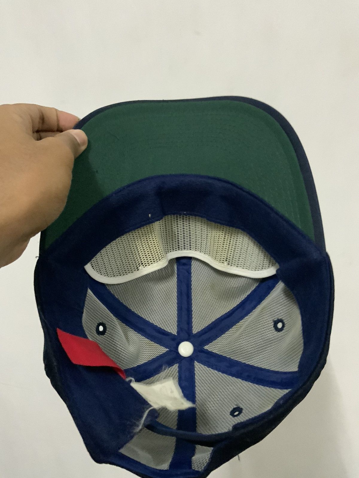 Japanese Brand Reward Indigo Brand Big Logo Hat Size ONE SIZE - 8 Thumbnail