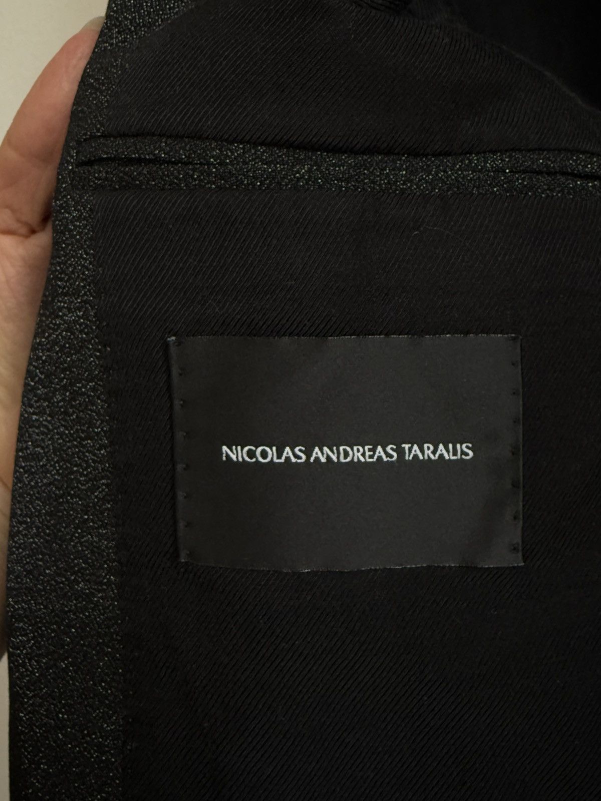 Nicolas Andreas Taralis Metal thread blazer Size 52S - 3 Thumbnail
