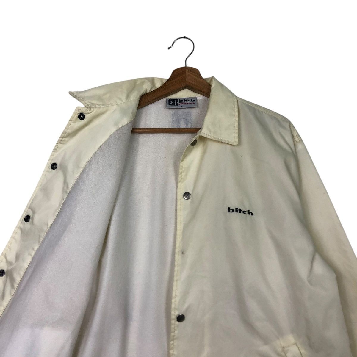 Japanese Brand 🔥VINTAGE COACH JACKET SNAP BUTTON BITCH SKATEBOARD BIG LOGO Size US L / EU 52-54 / 3 - 12 Thumbnail