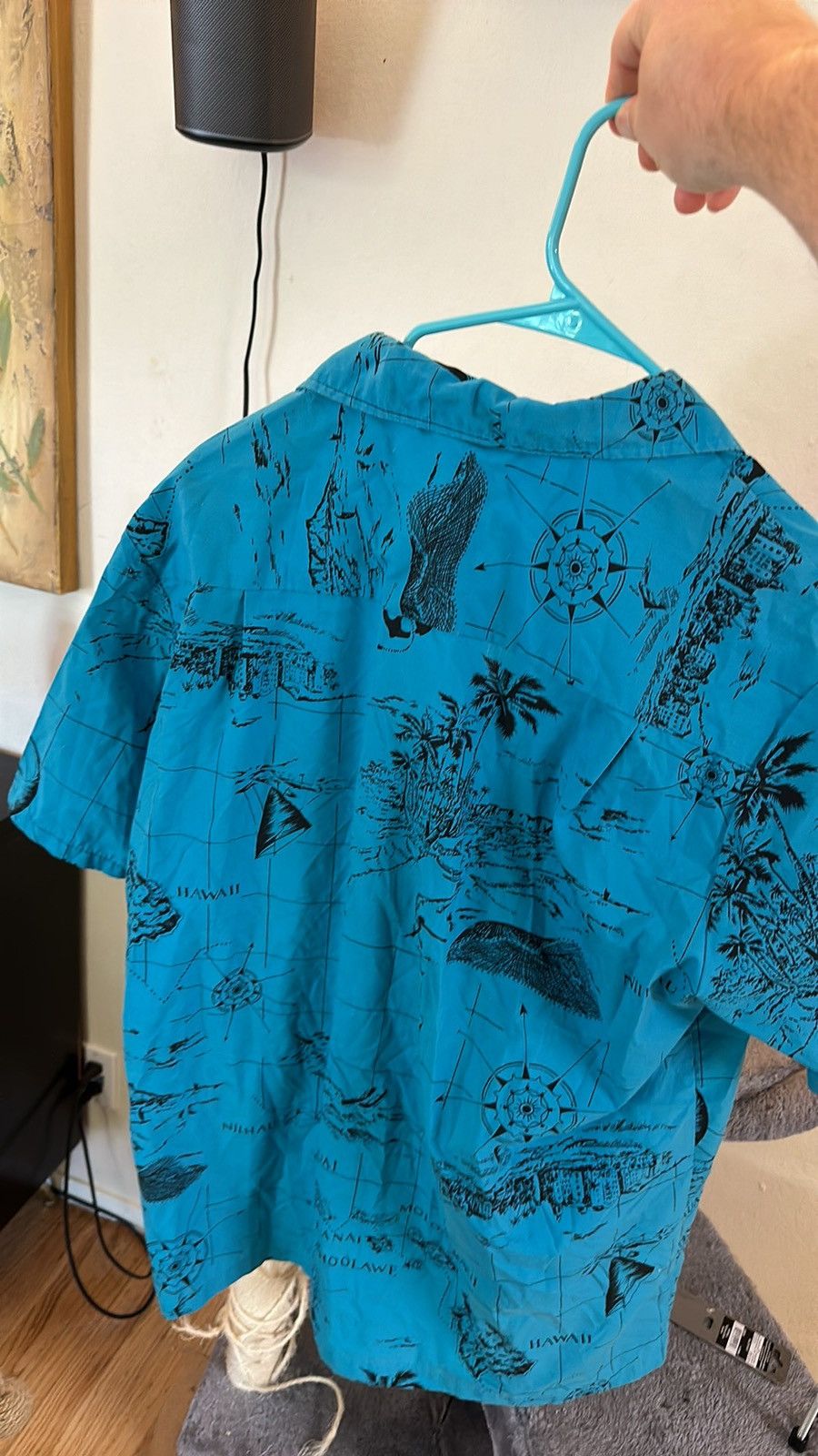 Vintage Vintage Hawaiian shirt with cool design. XL. Size US XL / EU 56 / 4 - 3 Thumbnail