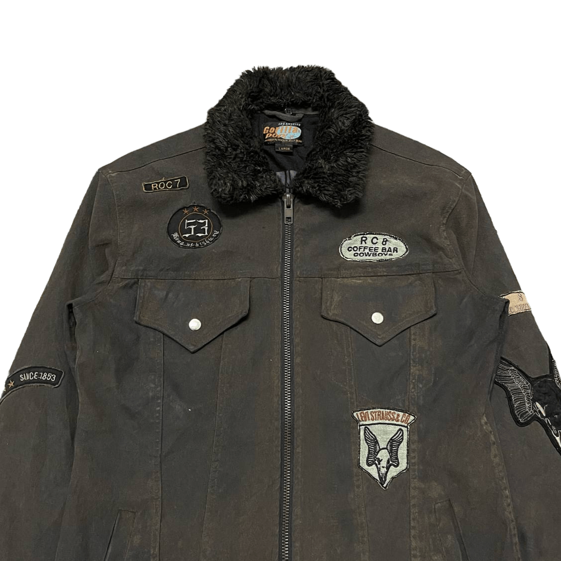 Levi's Made & Crafted Vintage Gorilla Pop x Levi Strauss & Co. Trucker Jacket Size US L / EU 52-54 / 3 - 3 Thumbnail