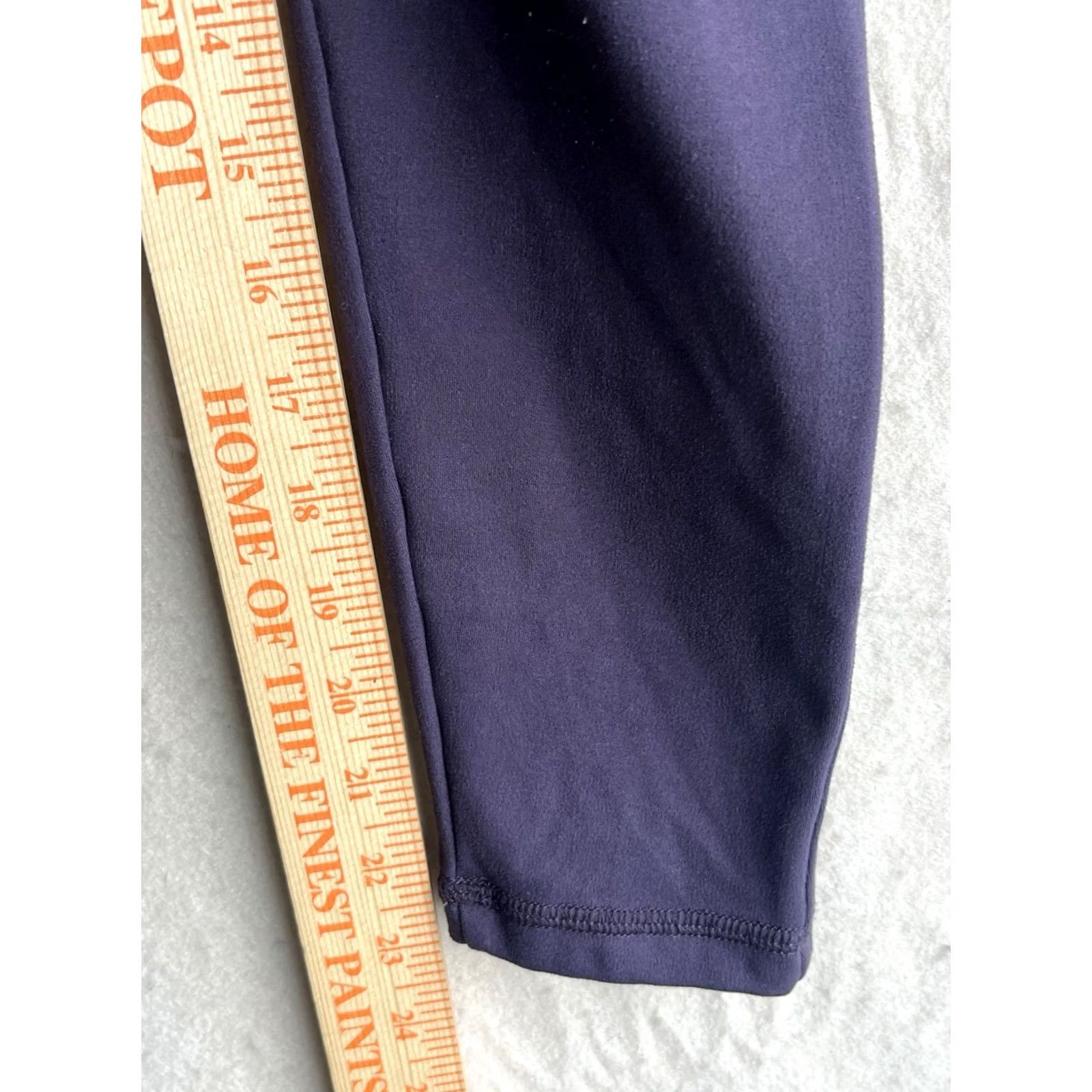 Vintage Danskin Womens Purple Leggings Size Medium Pockets Yoga Gym Workout Comfy Size 32" / US 10 / IT 46 - 5 Thumbnail