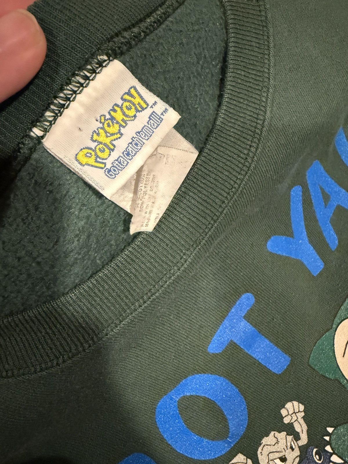 Vintage 1990s Pokémon crewneck Size US M / EU 48-50 / 2 - 4 Thumbnail