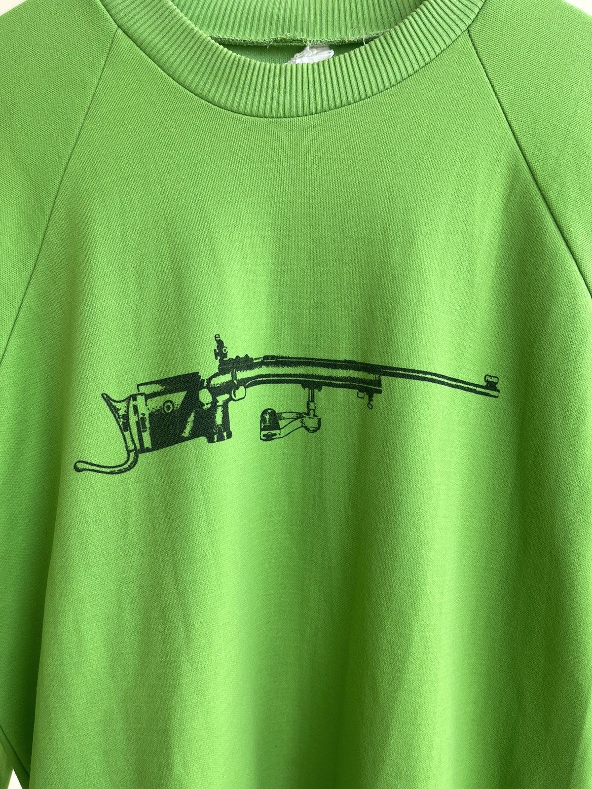 Vintage Antique Gun Print Raglan Sweatshirt Format 60s 70s Helanca Size US M / EU 48-50 / 2 - 4 Thumbnail