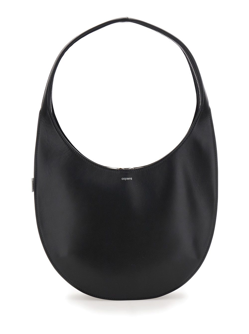 Coperni 'Swipe Medium' Black Shoulder Bag with Logo on Front in Leather Woman Size ONE SIZE - 1 Thumbnail