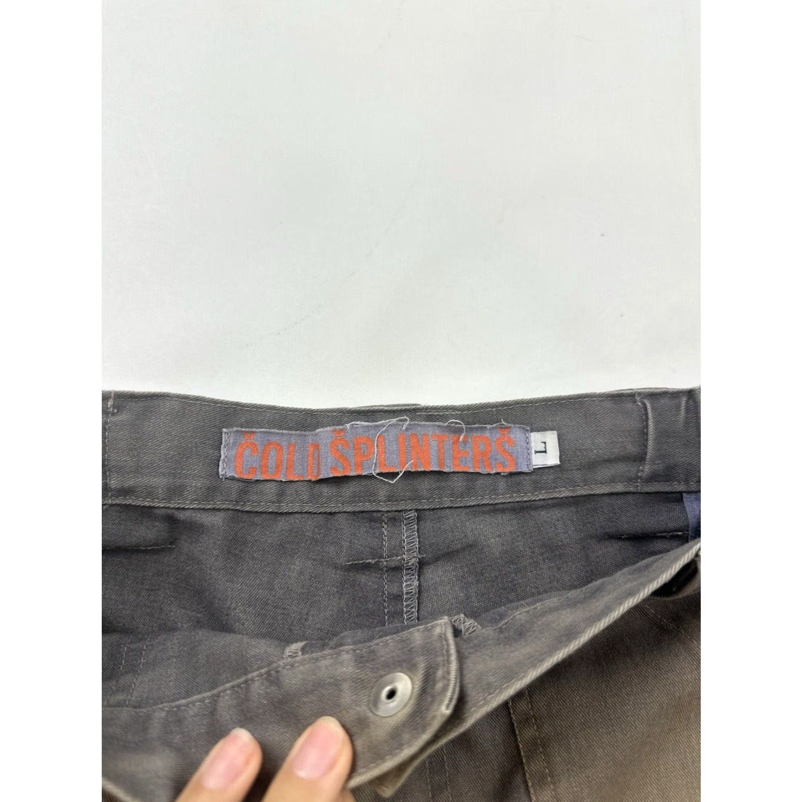 Vintage COLD SPLINTERS Bermuda Shorts Men’s L Brown Faded Outdoor Hiking Campfire Size US 33 - 3 Thumbnail