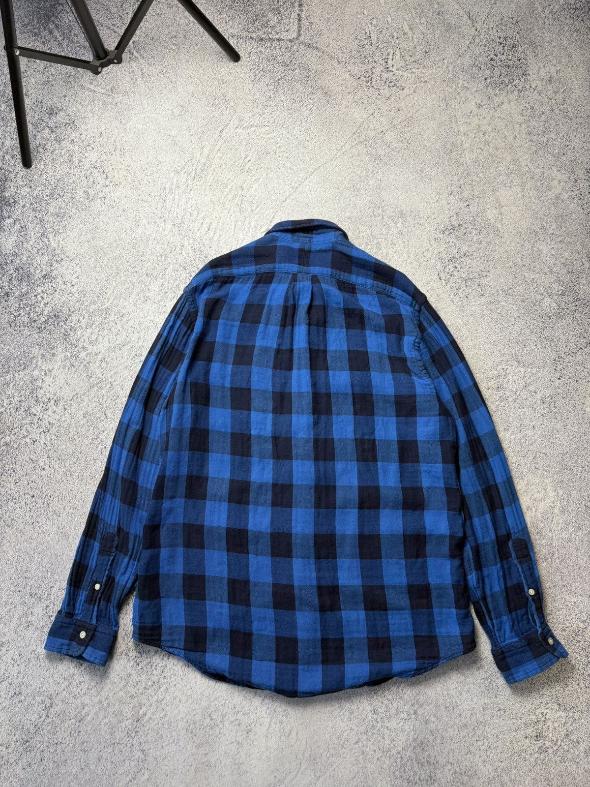 Flannel Vintage RALPH LAUREN Flanel Plaid Shirt USA Size US L / EU 52-54 / 3 - 23 Thumbnail