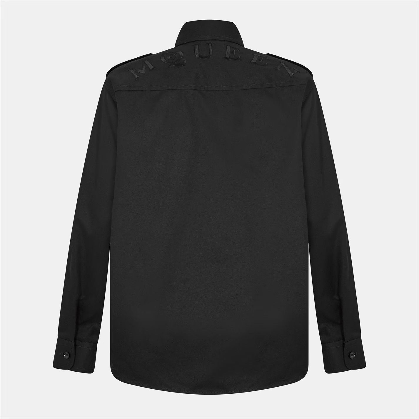 Alexander McQueen o1g2r1mq0326 Overshirt in Black Size US L / EU 52-54 / 3 - 2 Thumbnail