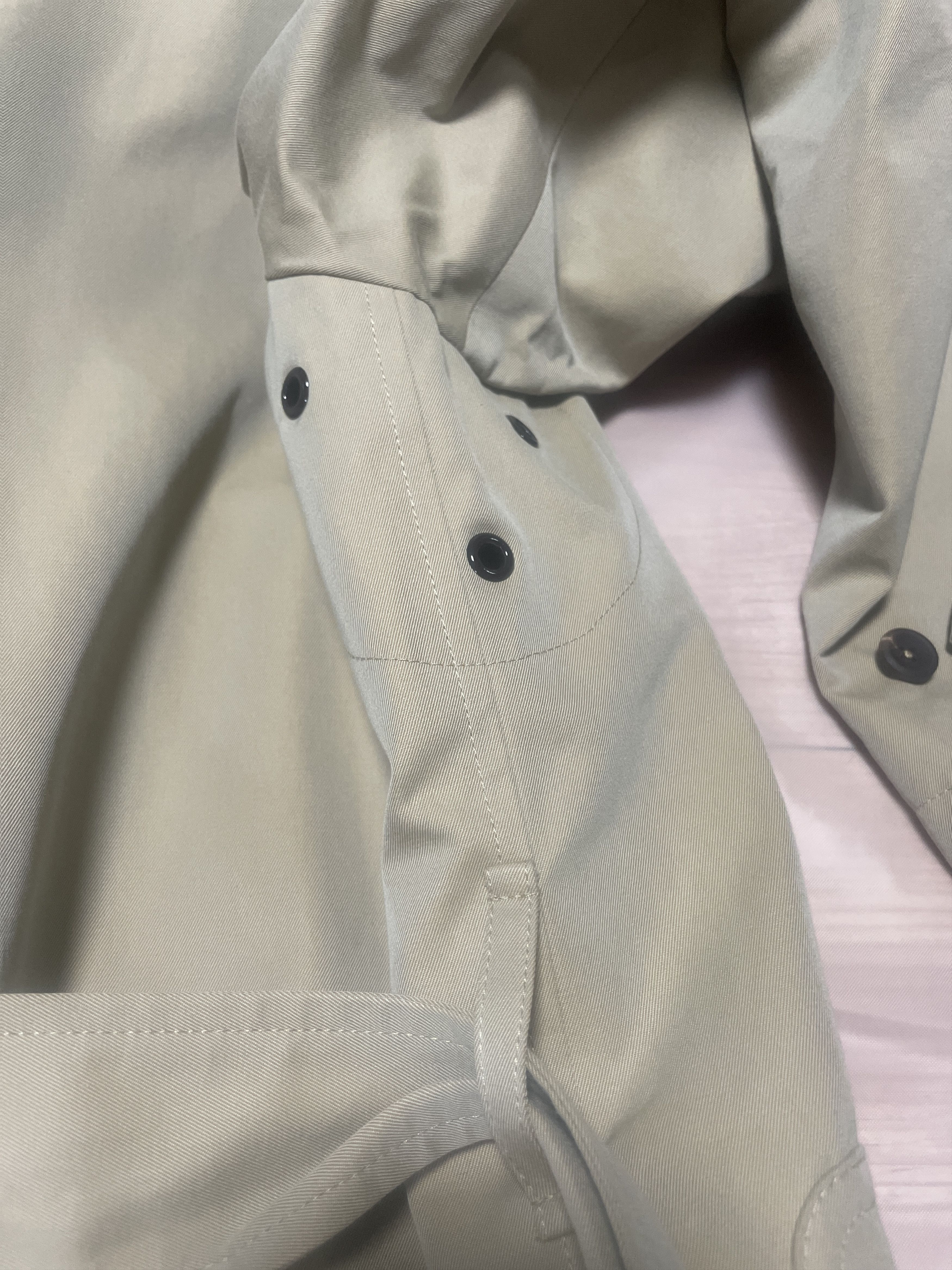 Drake's Drakes Cotton Raglan beige Rain Mac coat Size US S / EU 44-46 / 1 - 6 Thumbnail