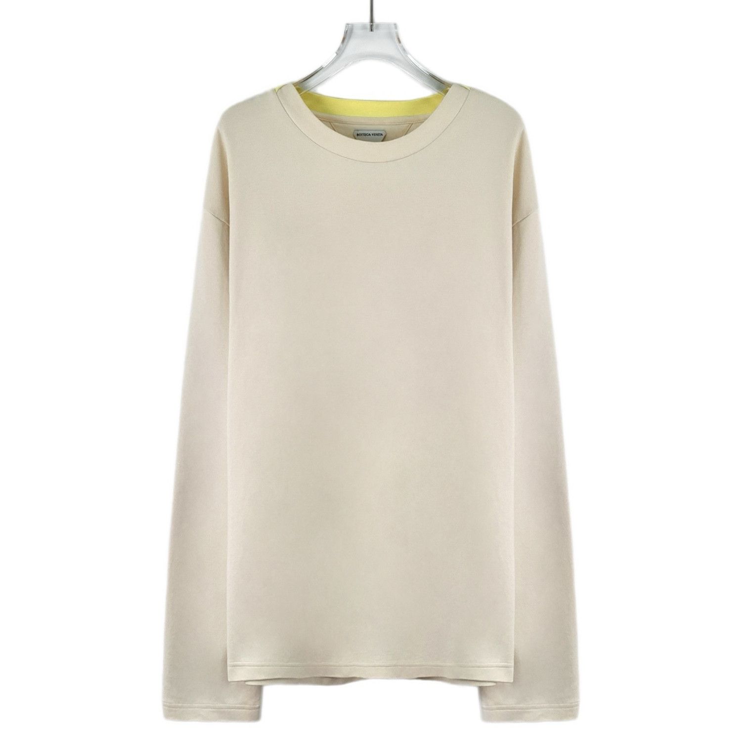 Bottega Veneta Bottega Veneta Logo T-Shirt Beige (L) Size L / US 10 / IT 46 - 1 Thumbnail