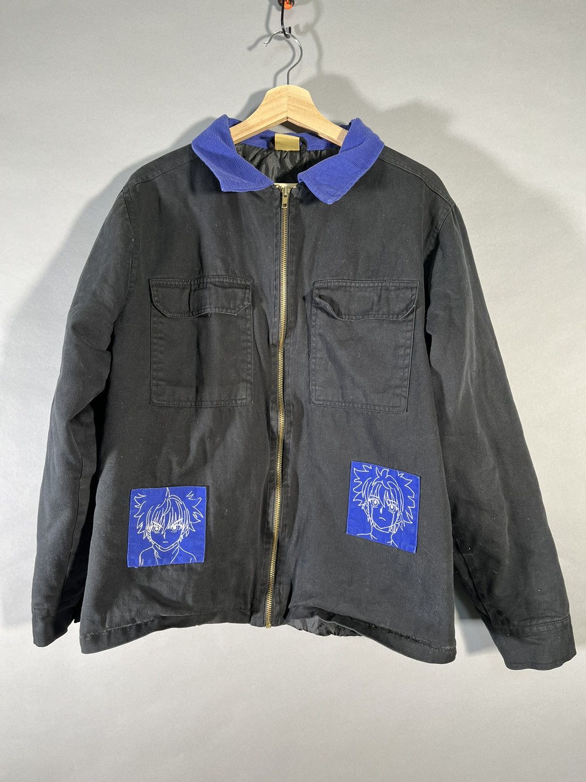 Cartoon Network Hunter x Hunter Black Killua Patch Jacket Size US M / EU 48-50 / 2 - 1 Thumbnail