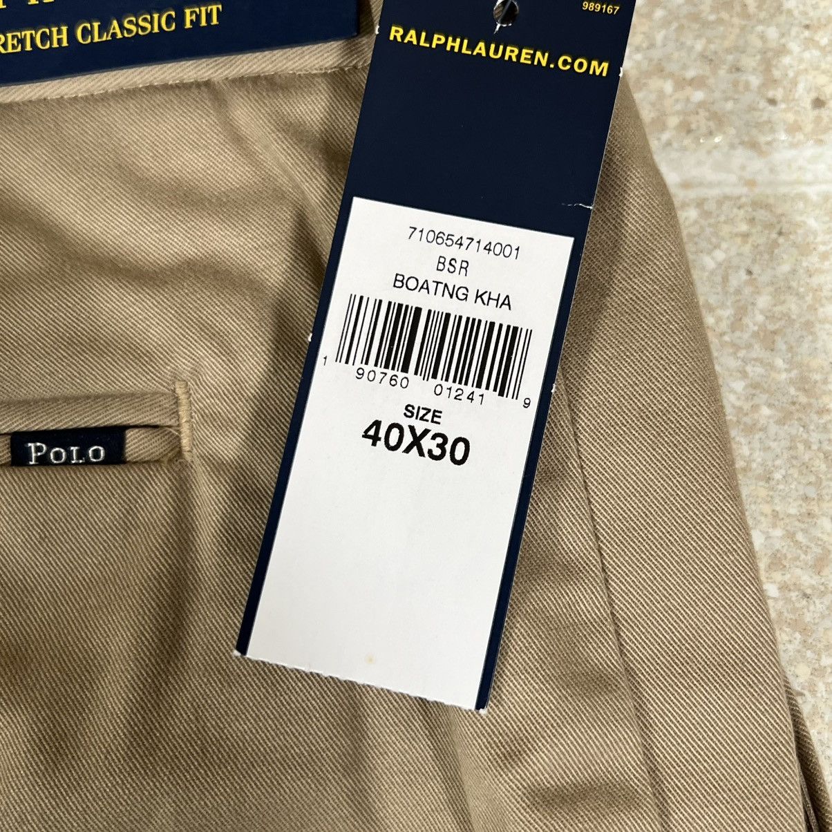 Polo Ralph Lauren NWT POLO RALPH LAUREN Chino Pants Khaki Stretch Straight Fit Size 40 - 6 Thumbnail