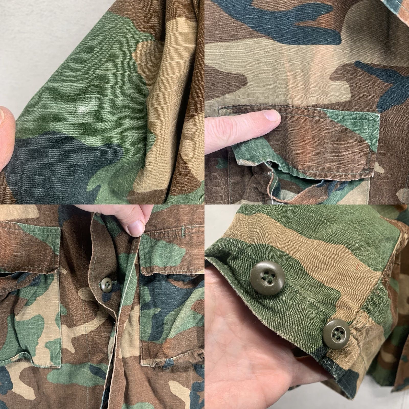 Vintage VINTAGE Men's Military Camouflage Button-Up Shirt Long Sleeve Casual Workwear All Seasons M Size US M / EU 48-50 / 2 - 8 Thumbnail