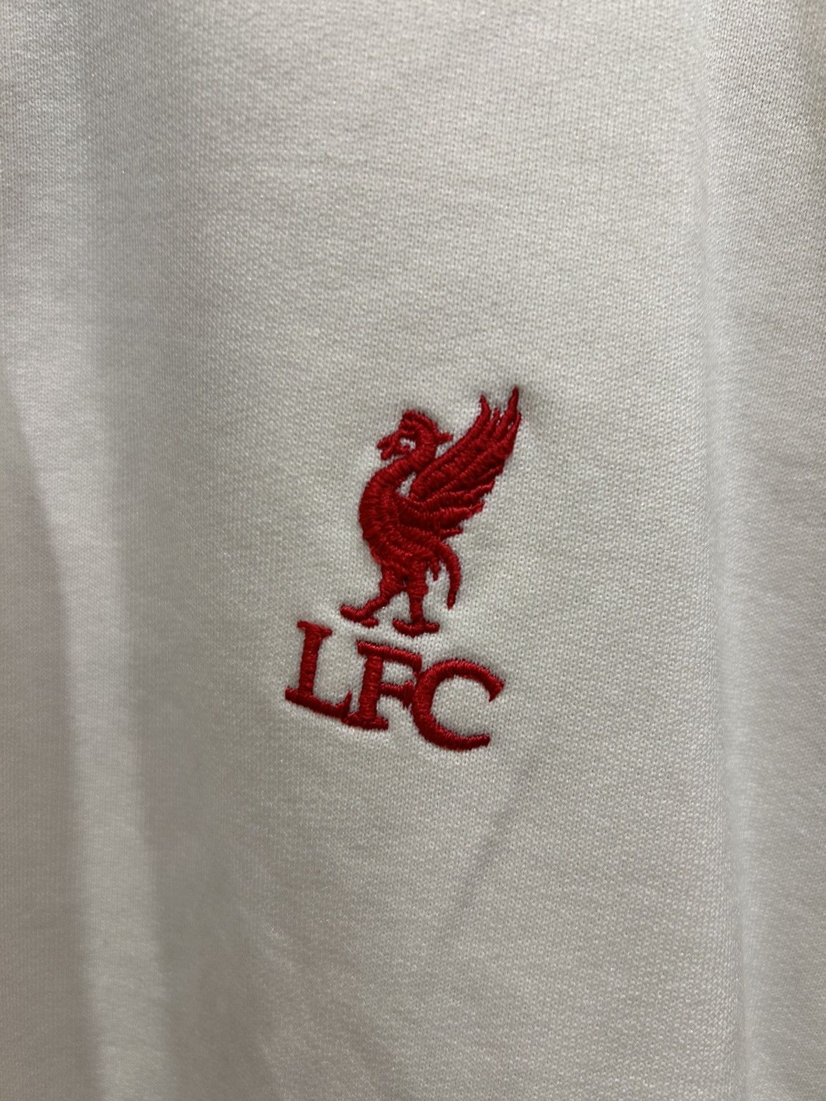 Vintage Vintage 90s Liverpool FC 1/4 Zip Sweater Size US L / EU 52-54 / 3 - 3 Thumbnail