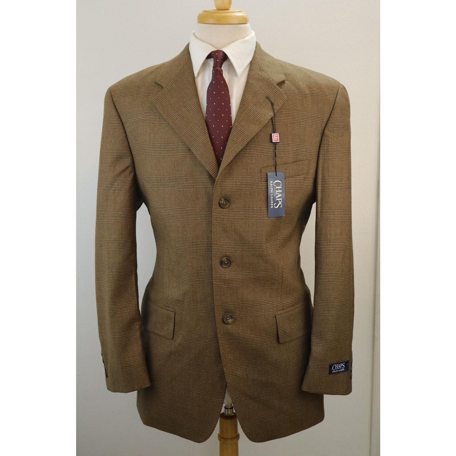 Chaps Ralph Lauren 44L NWT 90s Chaps Ralph Lauren Wool – Deadstock Sport Coat Size 44L - 12 Thumbnail