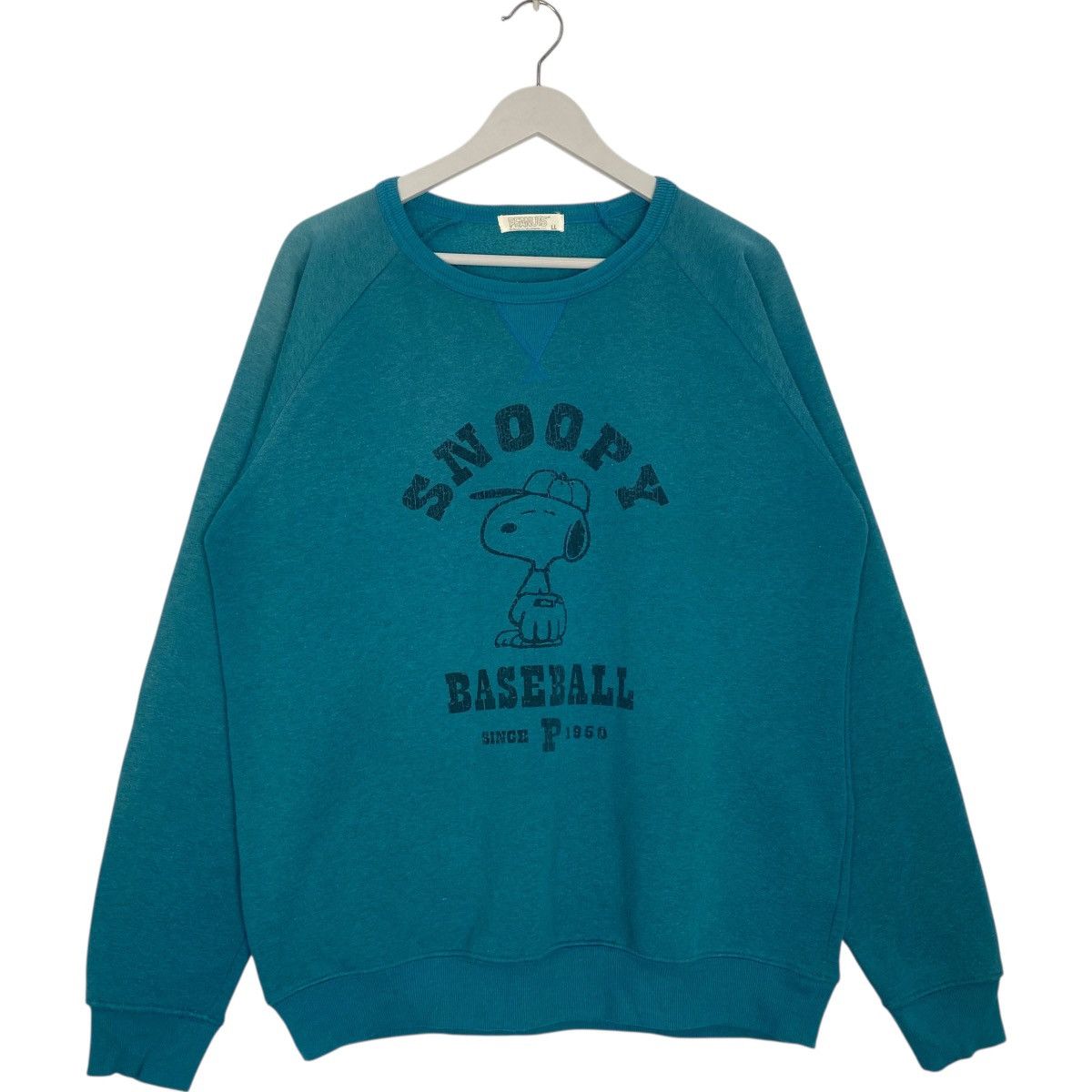 Vintage Vintage Peanuts Snoopy Crewneck Sweatshirt Blue Pullover SzL Size L / US 10 / IT 46 - 1 Thumbnail