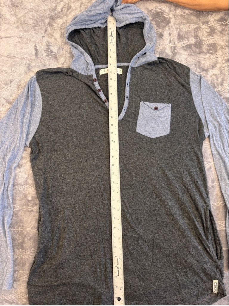 Ezekiel Men's Ezekiel Hoodie XL Gray Long Sleeve Size US XL / EU 56 / 4 - 6 Thumbnail