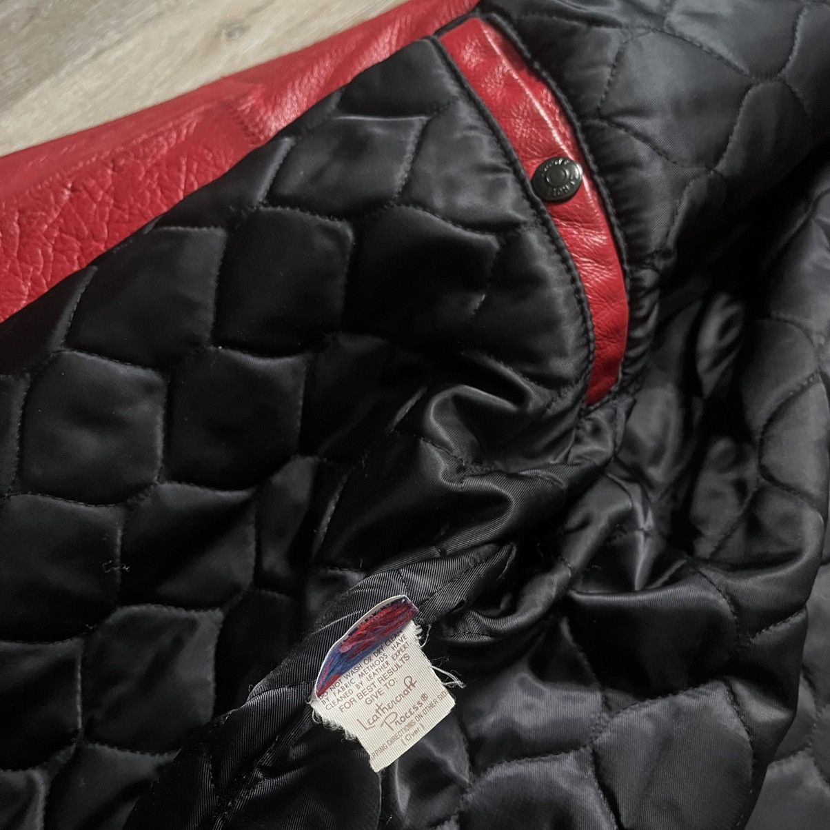 Schott schott nyc red leather moto jacket Size US XXL / EU 58 / 5 - 5 Thumbnail