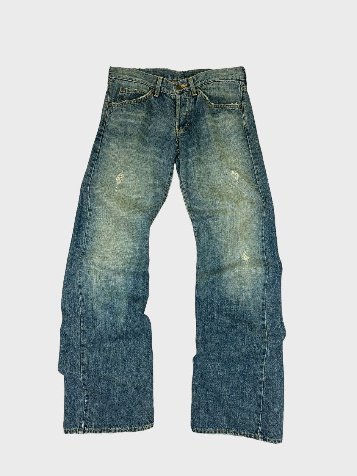 Vintage VINTAGE MATERIAL BOY DISTRESSED DAICOCK DENIM JEANS Size US 30 / EU 46 - 2 Thumbnail