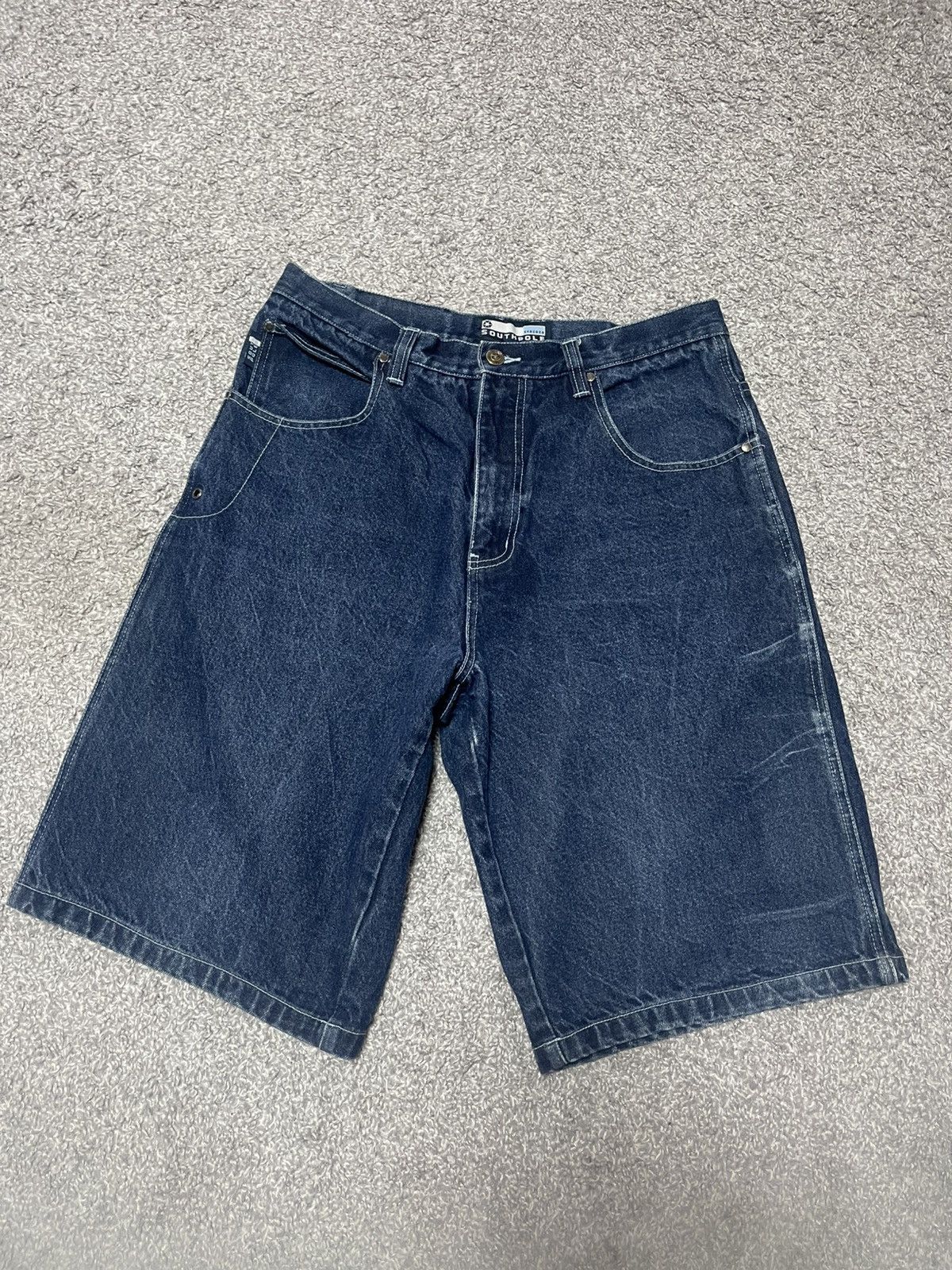Southpole Southpole Y2K Baggy Loose Fit Denim Shorts HipHop size 36 Size US 36 / EU 52 - 5 Thumbnail