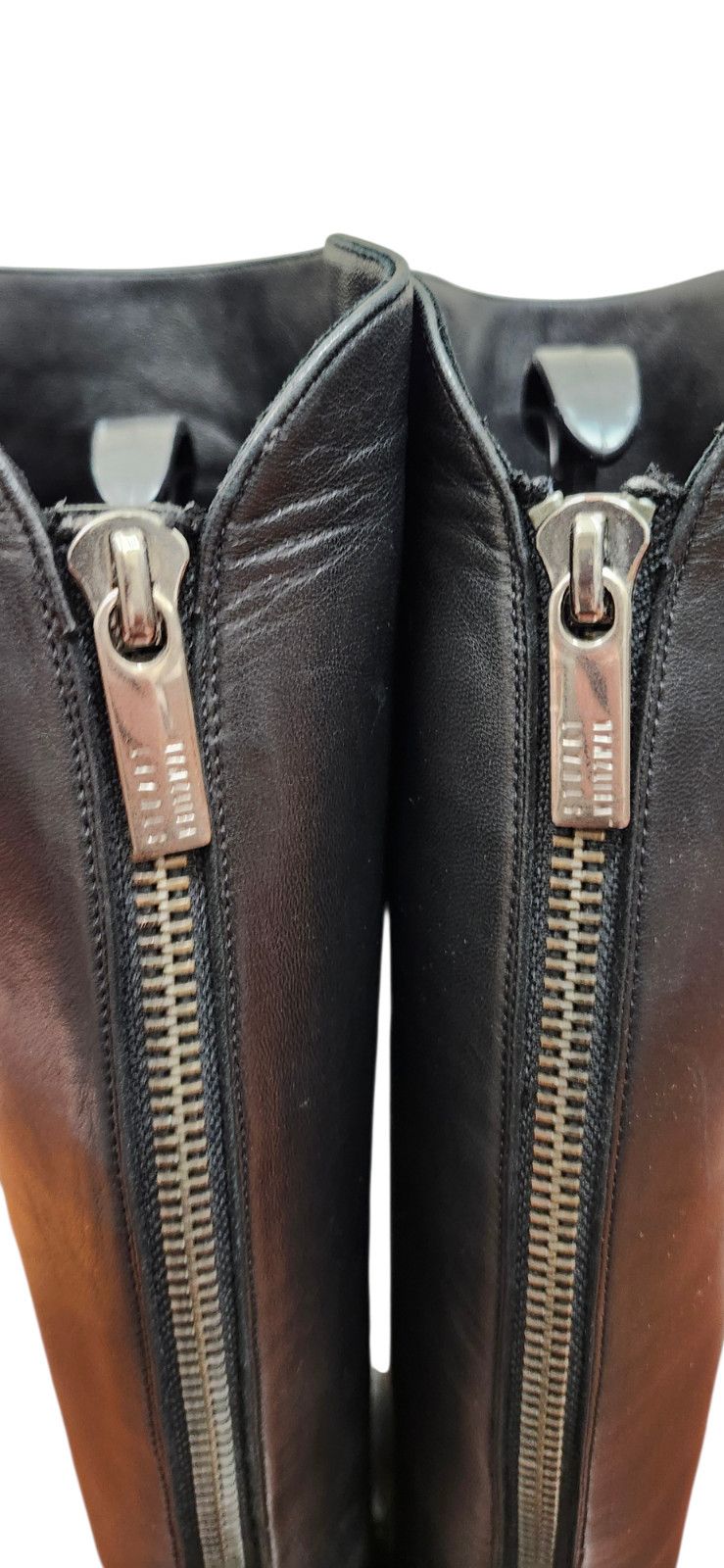 Stuart Weitzman Stuart Weitzman Black Leather Knee High Riding Boots Side Size US 7.5 / IT 37.5 - 11 Thumbnail