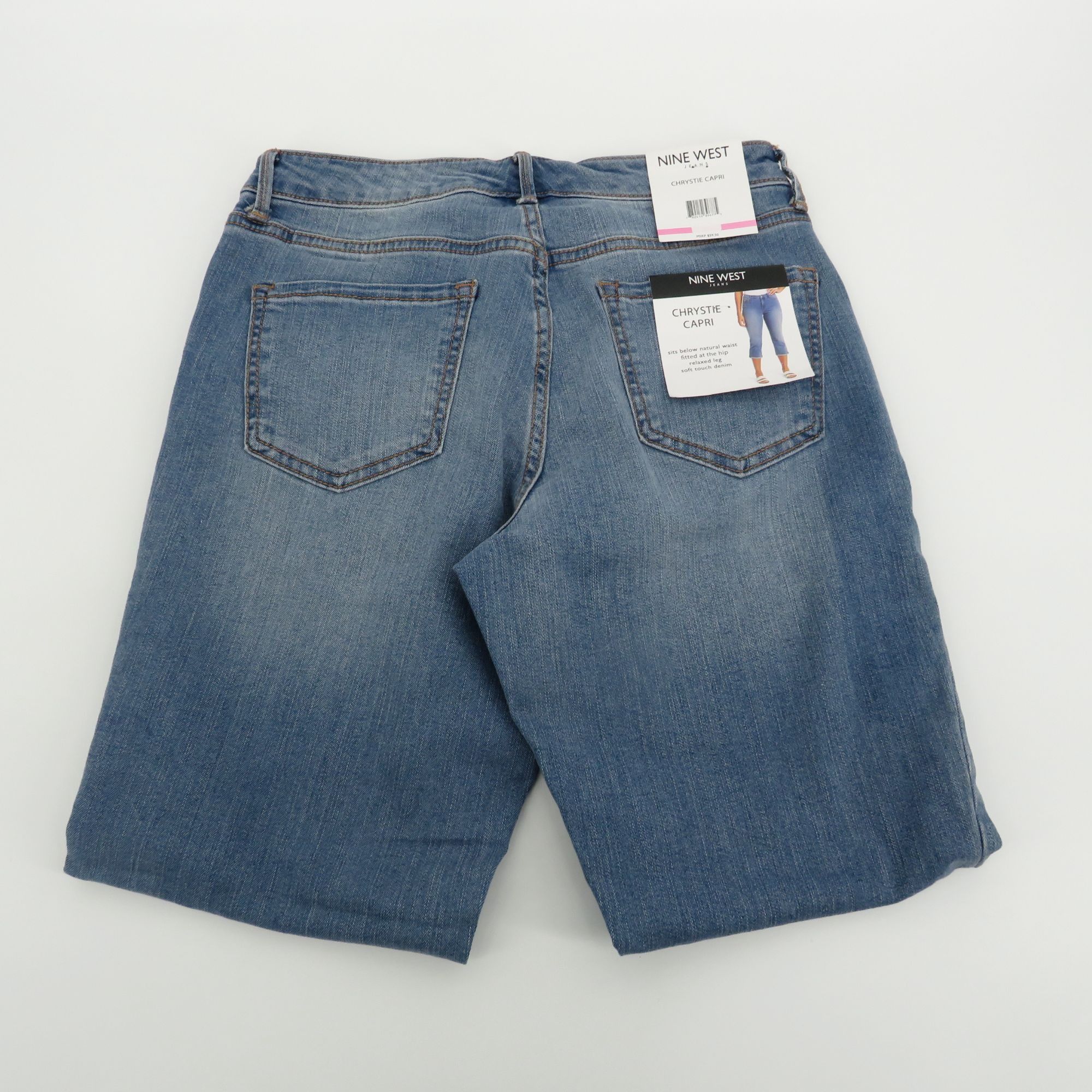 Nine West Nine West Chrystie Capri Jeans Relaxed Fit Women's Size 6 NW Size 28" / US 6 / IT 42 - 5 Thumbnail