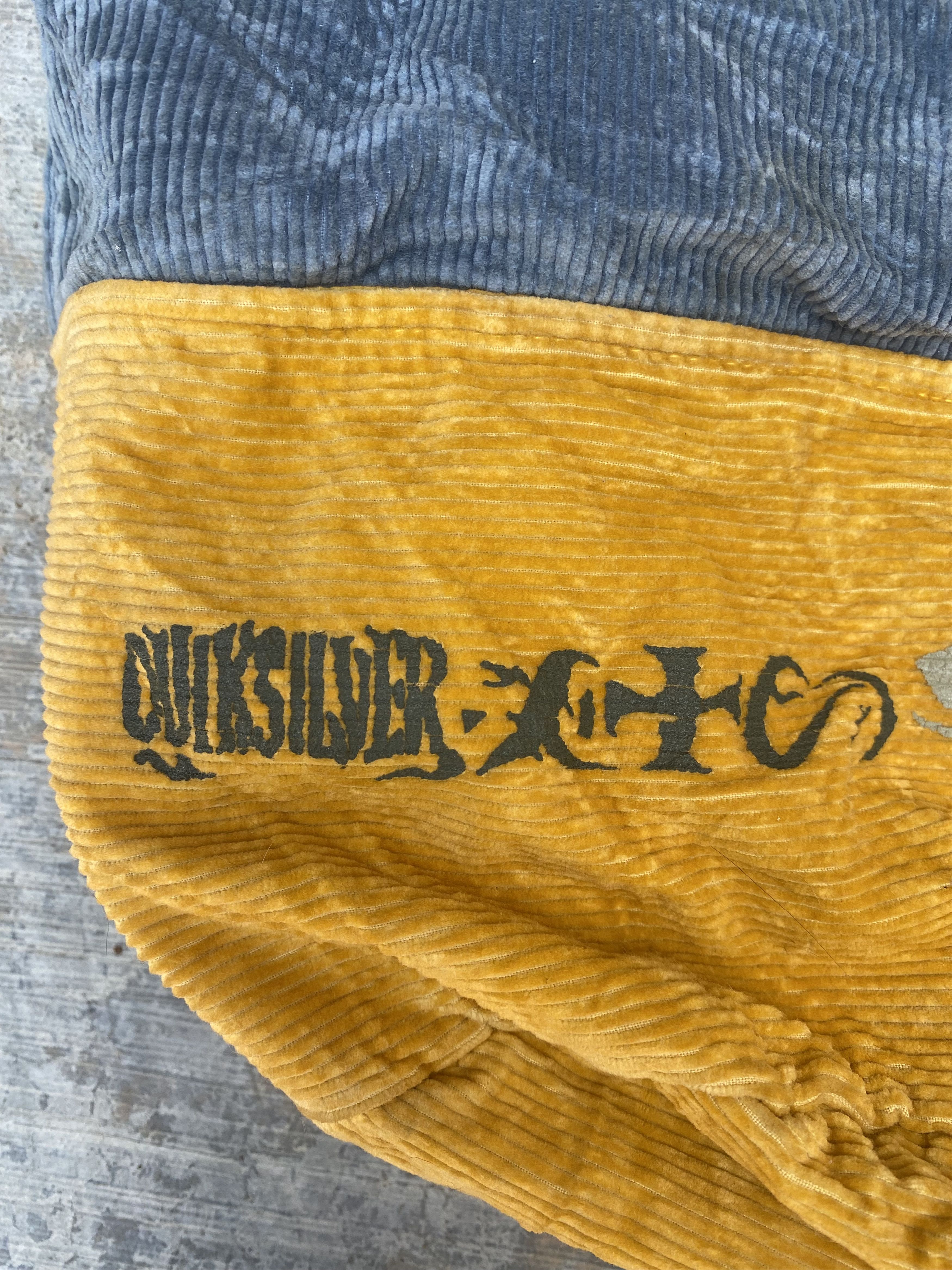 Quicksilver Vintage Quiiksilver corduroy drawstring backpacks Size ONE SIZE - 5 Thumbnail