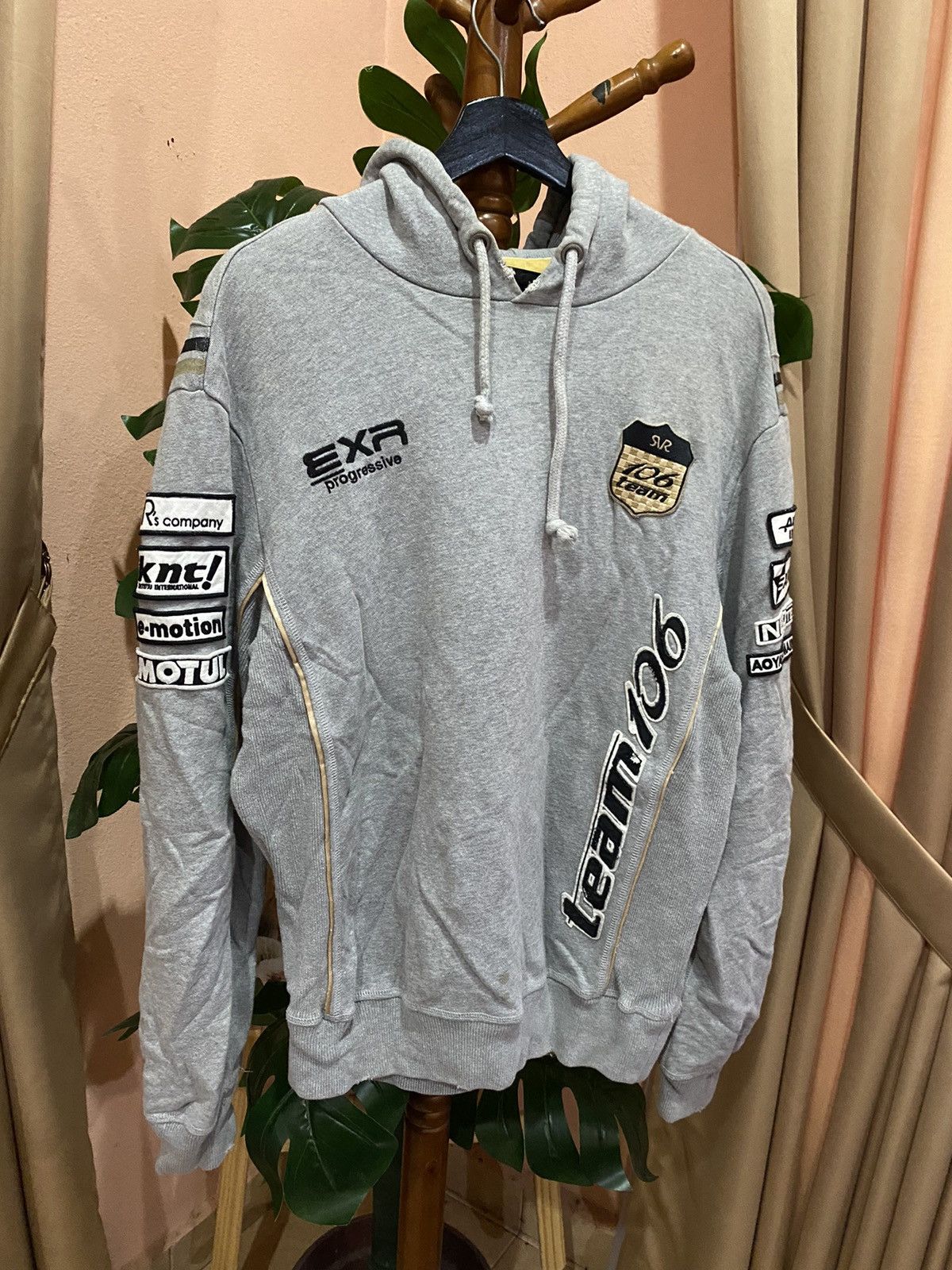 Other VINTAGE Y2K EXR MOTORSPORT HOODIE Size US L / EU 52-54 / 3 - 3 Thumbnail