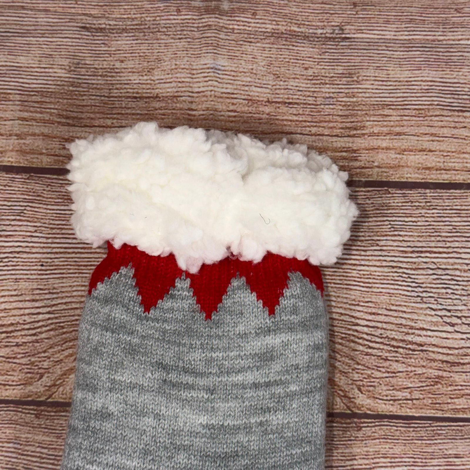 Other Festive Snowman Fuzzy Socks with Non-Slip Grips NWOT Size ONE SIZE - 3 Thumbnail