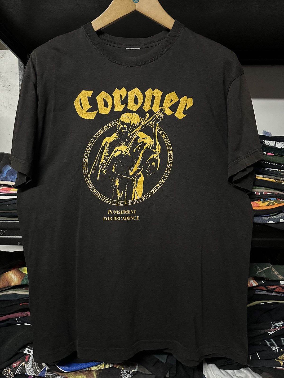 古着 90年代 CORONER コロナー バンドTシャツ バンT メンズXL