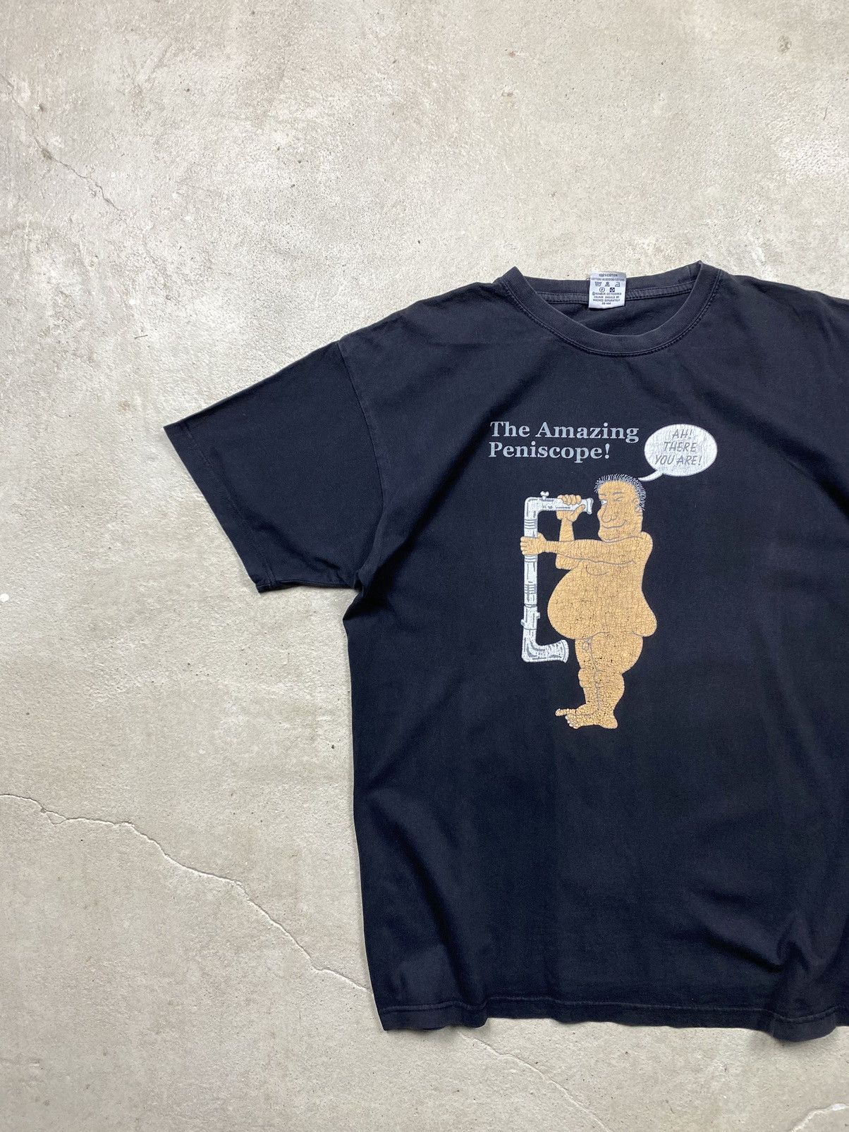 Band Tees Vintage 1990s Peniscope Humor Art T Shirt Naked Size US L / EU 52-54 / 3 - 2 Thumbnail