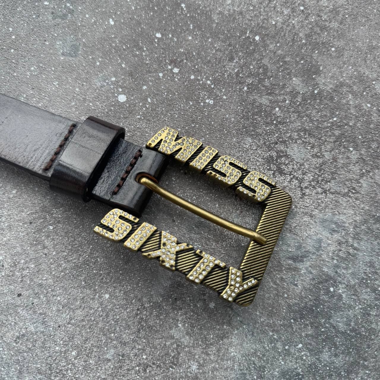 Miss Sixty Miss Sixty 2000's Vintage Glam Leather Belt Size ONE SIZE - 4 Thumbnail