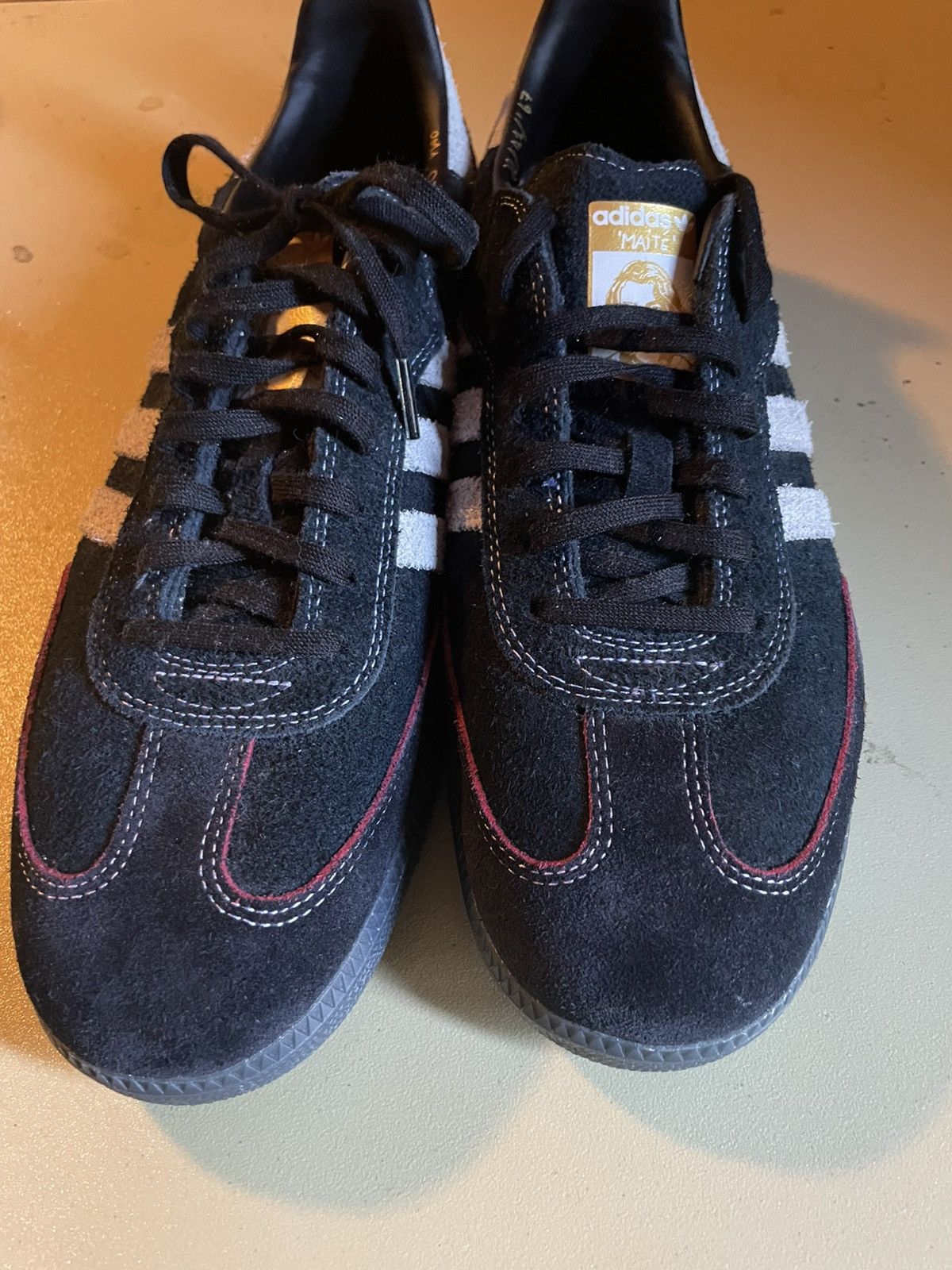 adidas gazelle silver green womens adidas Maite Samba Advance Shoes Core Black / Footwear White / Core Black