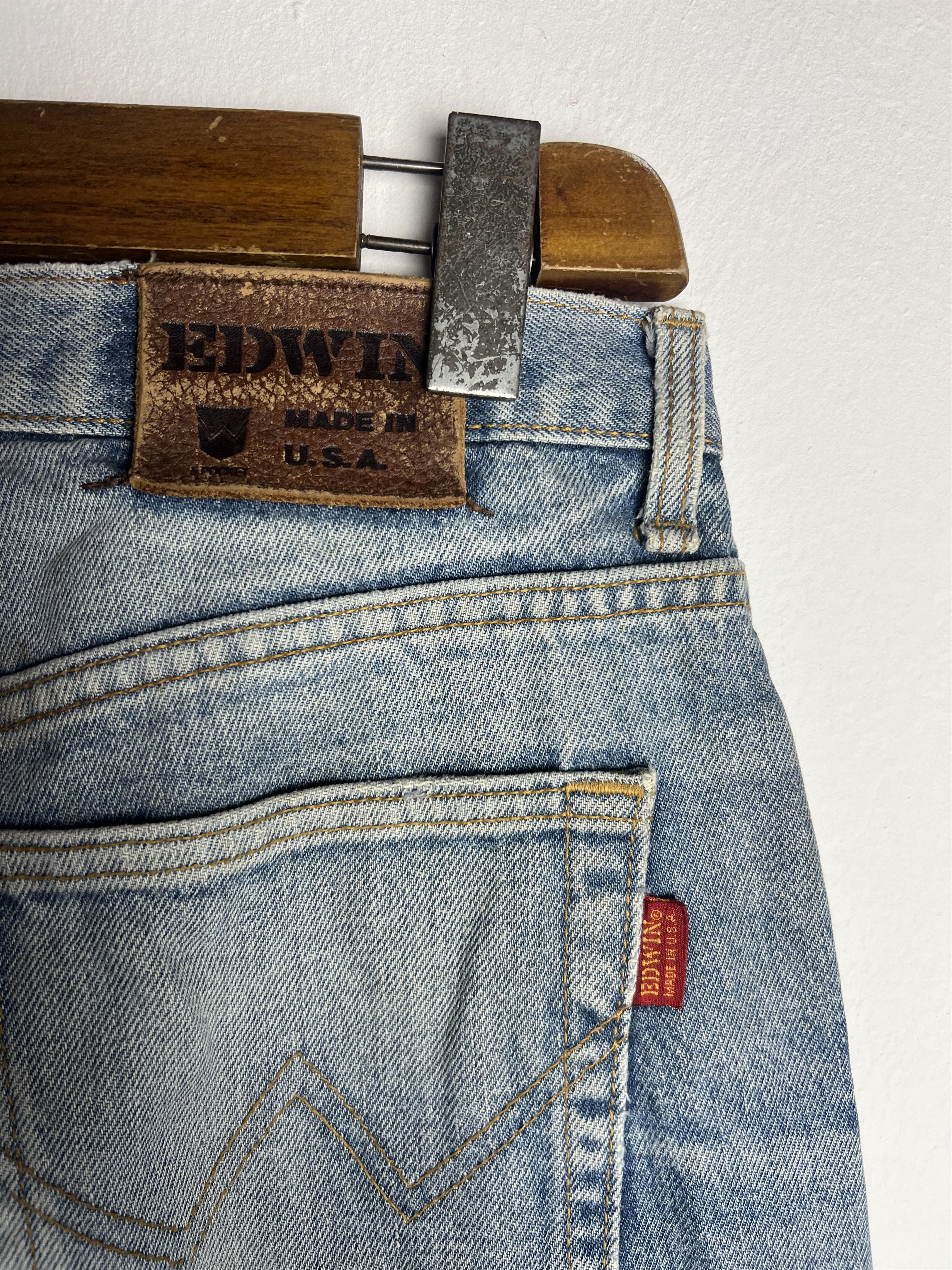 Edwin Vintage Edwin Made in USA Denim Distressed Size US 34 / EU 50 - 10 Thumbnail