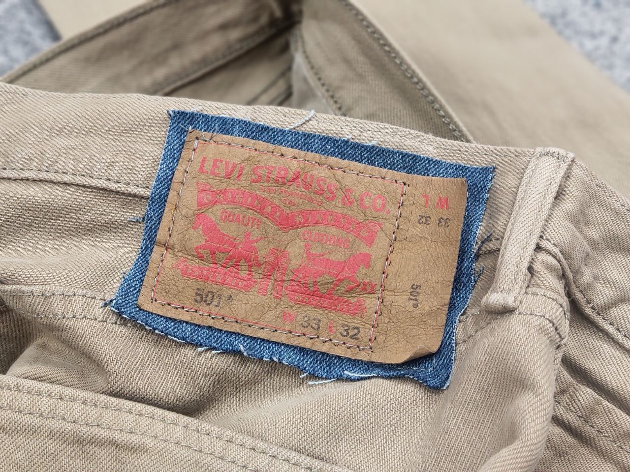 Levi's Vintage Levis 501 sashiko patchworks Jeans Kapital Style Size US 33 - 16 Thumbnail