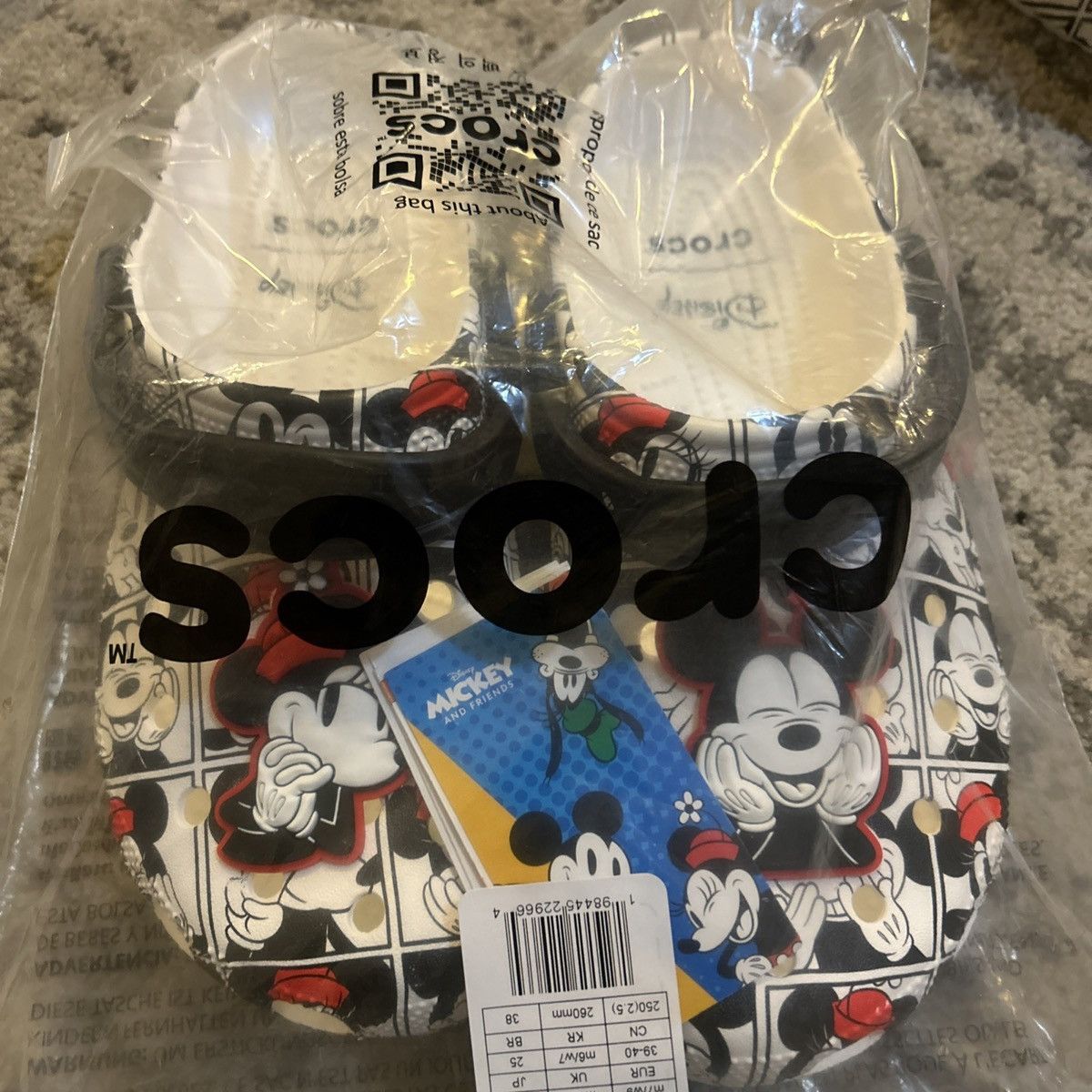 Crocs × Disney Crocs Mickey and Minnie Classic Clog Size US 9 / IT 39 - 4 Thumbnail