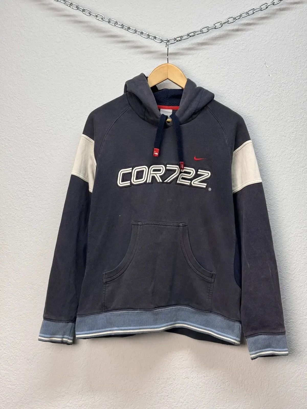 Nike Vintage Sweatshirt Nike COR72Z Big Logo Y2K Size US M / EU 48-50 / 2 - 2 Thumbnail