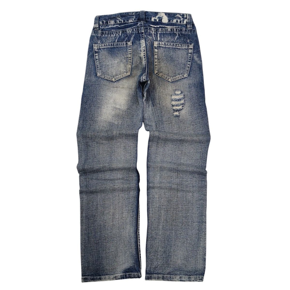 Japanese Brand Vintage Y2K Japanese Colza Paint Splatter Distressed Jeansp Size US 28 / EU 44 - 2 Thumbnail