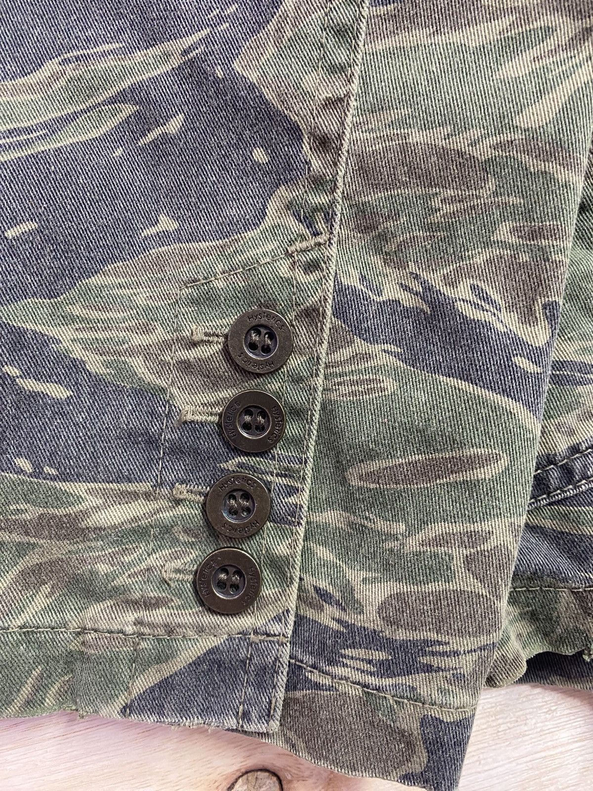 Hysteric Glamour Vintage Hysterics Tiger Camo Military Jacket Japanese Brand Size S / US 4 / IT 40 - 9 Thumbnail